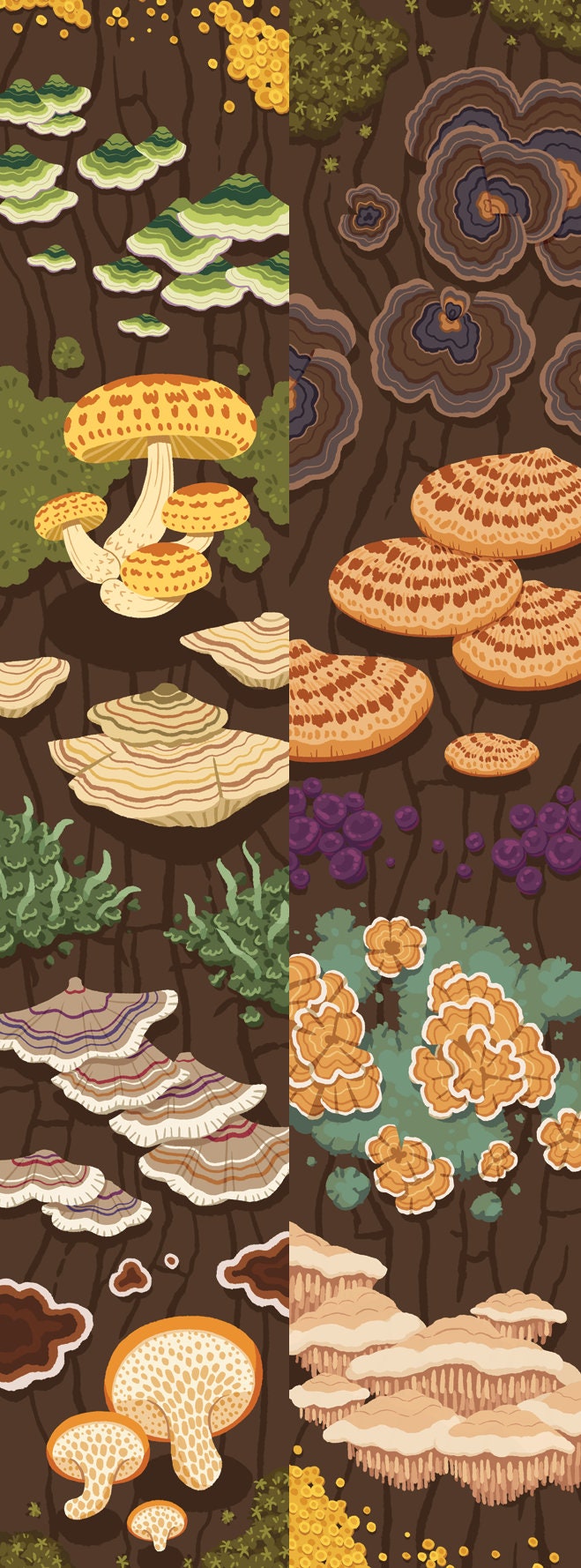 Tree Fungi Washi Tape